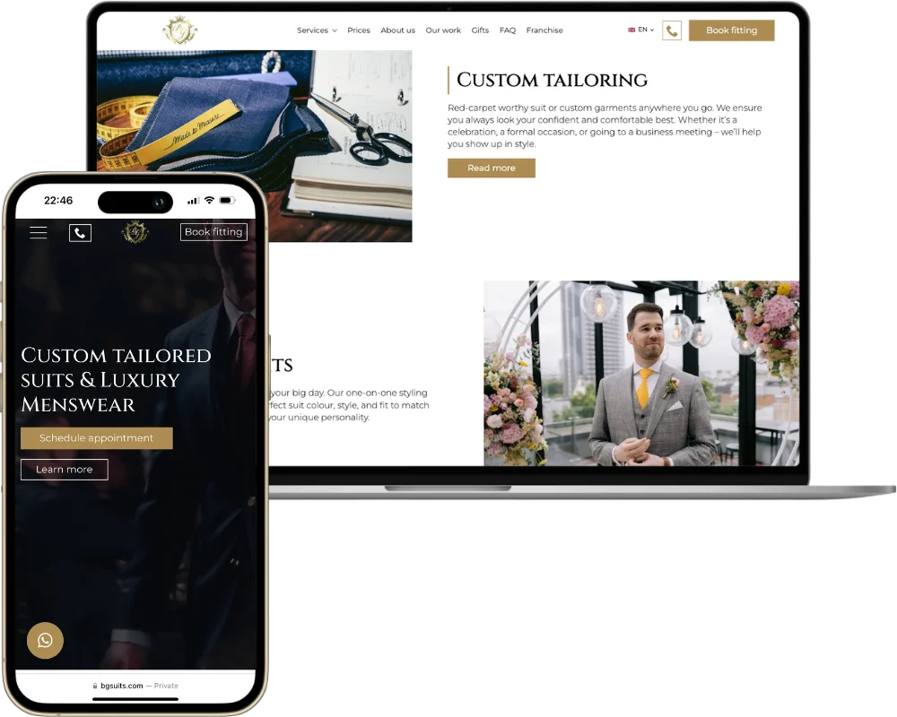 BG Kostymer portfölj