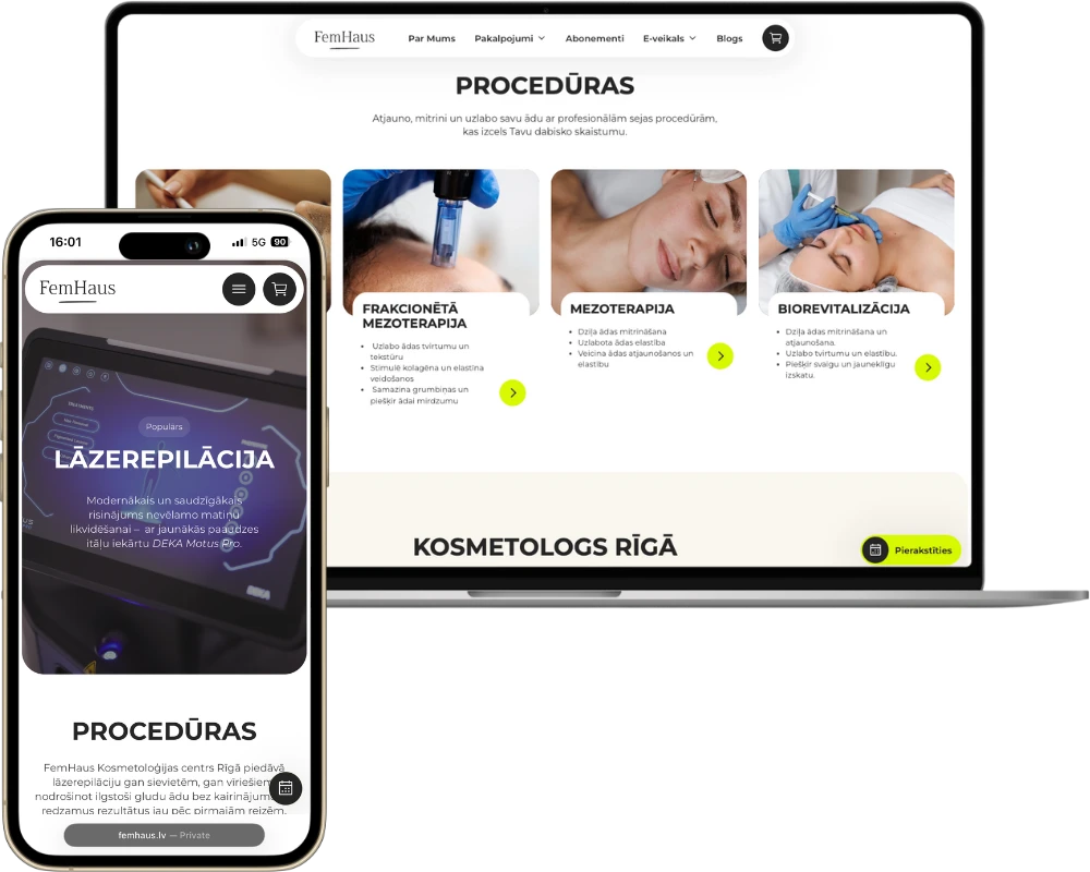 FemHaus skrivbord + telefonvy