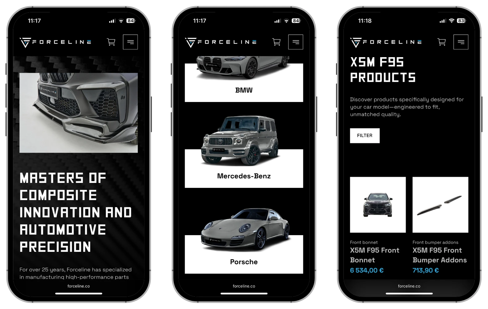 Forceline telefon visa rutnät