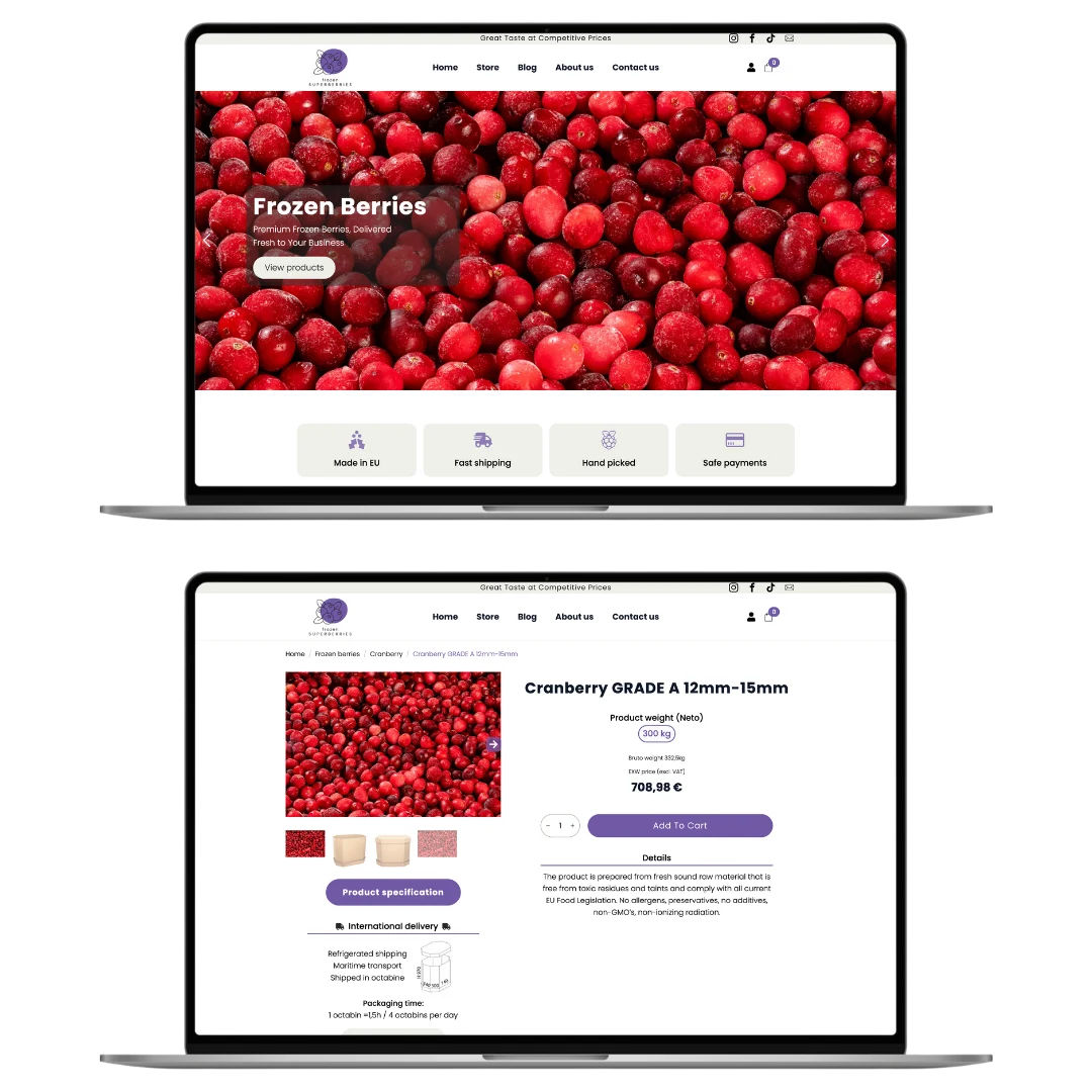 Frozenberries skrivbordsportfölj skats