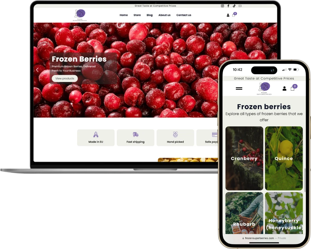 Frozensuperberries-portfölj