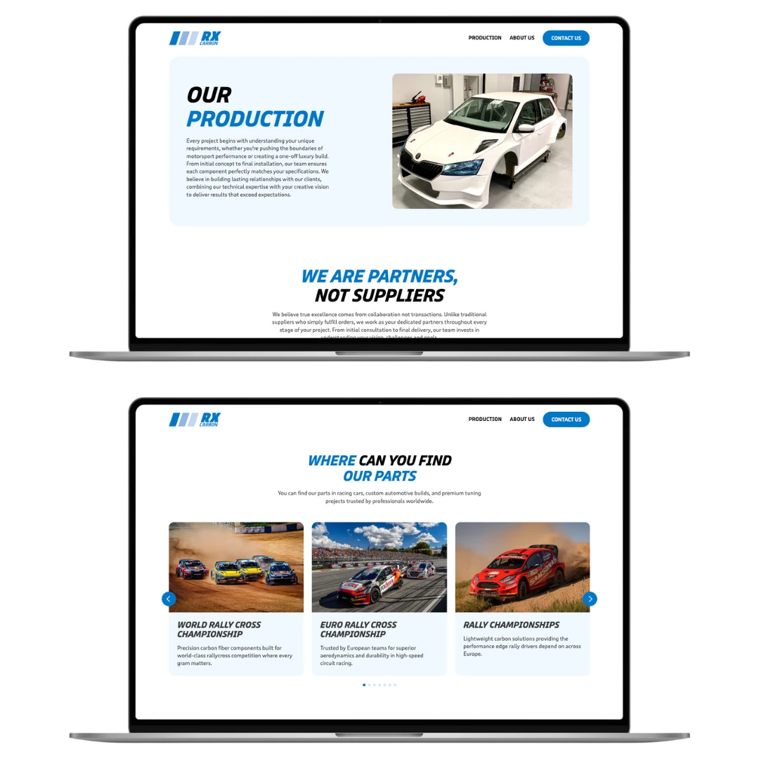 RX Carbon skrivbordsvy